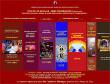 Tablet Screenshot of le-spectacle.net